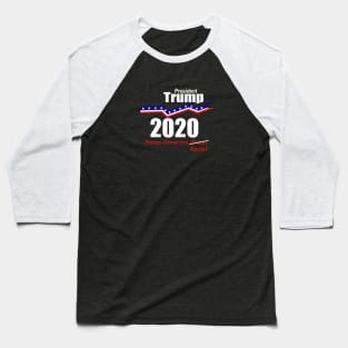 President Trump 2020 Keep America Racist Baseball T-Shirt